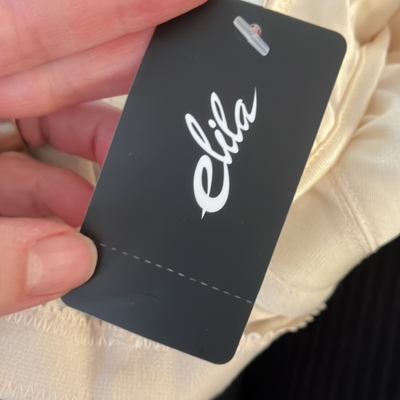 Elila Cream Wirefree Bra 1307 Satin Microfiber Softcup 44D 46D 38E/DD 42E 44C - Picture 8 of 11